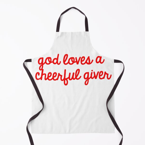 Item preview, God Loves A Cheerful Giver designed and sold by TheDevilStore.