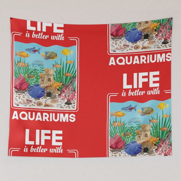Item preview, Life is Better with Aquariums designed and sold by KaveManAquatics.