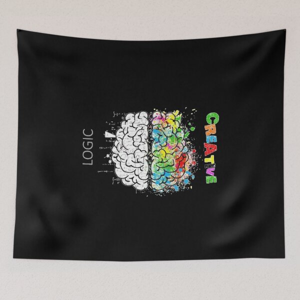 Item preview, Logic and Creative Sides Of Brain, Wonderful Painting designed and sold by Seopdesigns.