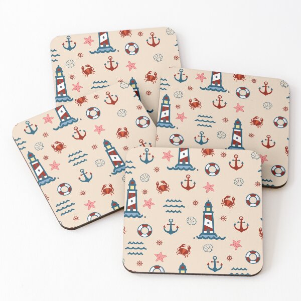 Item preview, Marine time! Holiday pattern  designed and sold by Arch4Design.