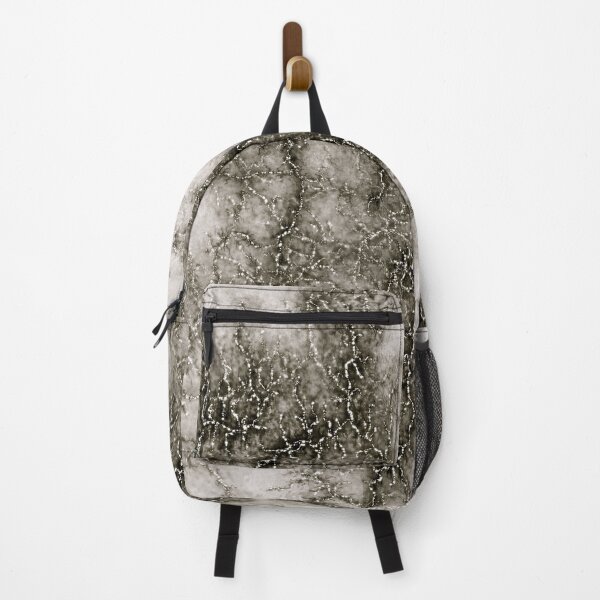 Item preview, Gray Abstract Marble Pattern Black And Silver Veined designed and sold by GittaG74.