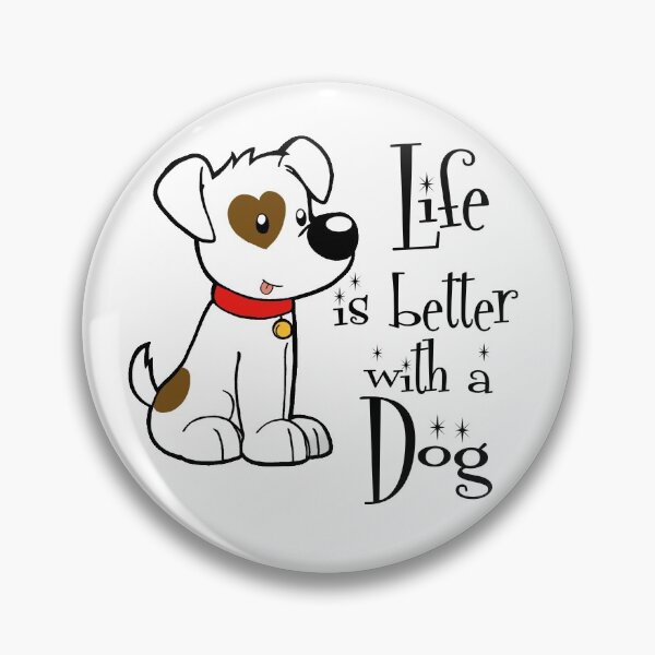 Artikelvorschau, Das Leben ist besser mit einem Hund entworfen und verkauft von Worxtation.