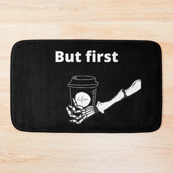 Item preview, Skeleton Drinking Coffee designed and sold by sunandsnowglobe.