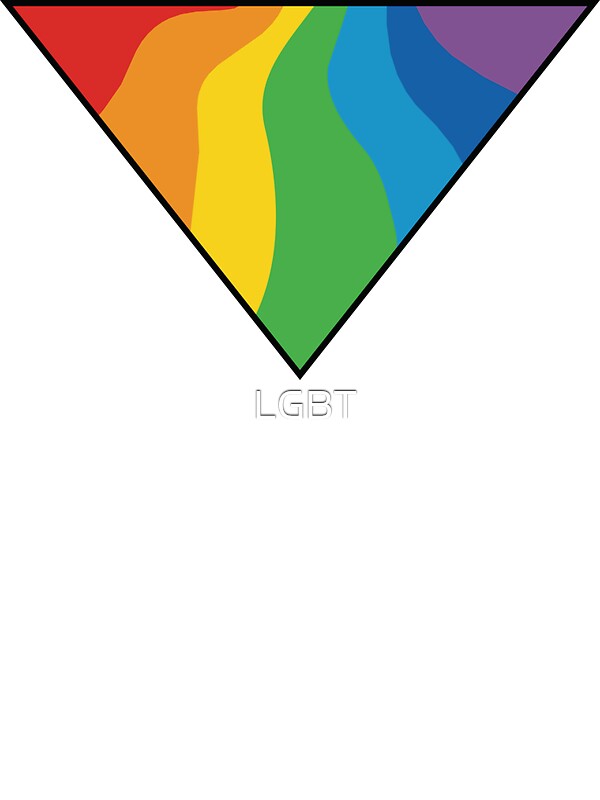 Gay Triangle With Rainbow 43