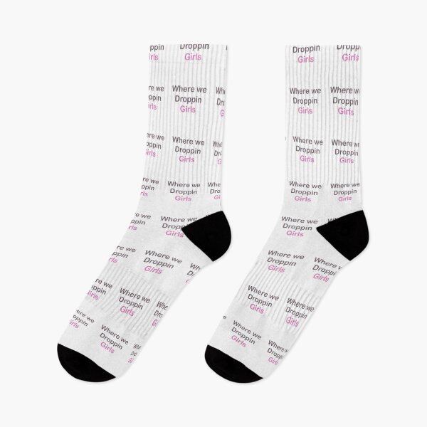 Item preview, Where we droppin girls simple letters designed and sold by ciaobebo.
