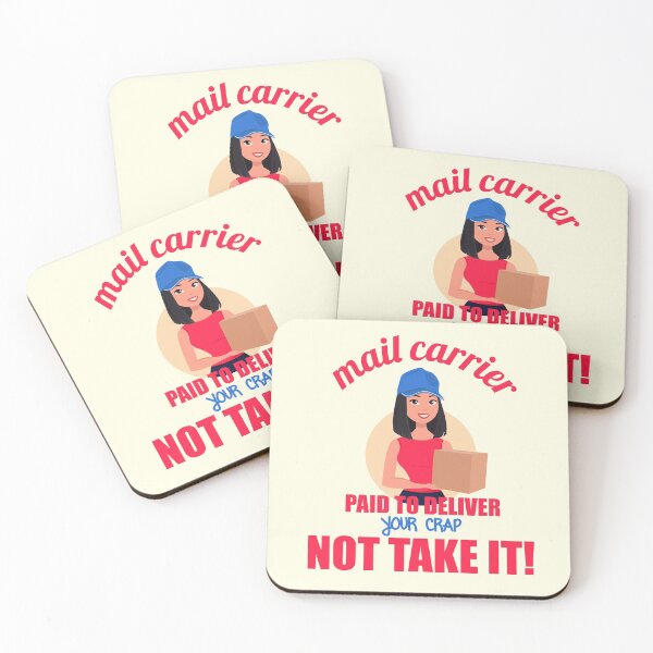Item preview, Funny Postal Worker Post Office Paid To Deliver Mail Carrier Mailman designed and sold by TopTeeShop.