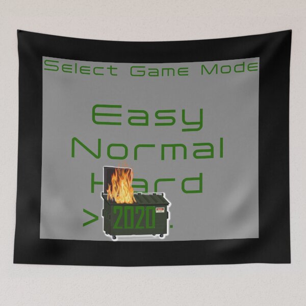 Item preview,  Select game mode easy normal hard 2020 designed and sold by AllLeftSides42.
