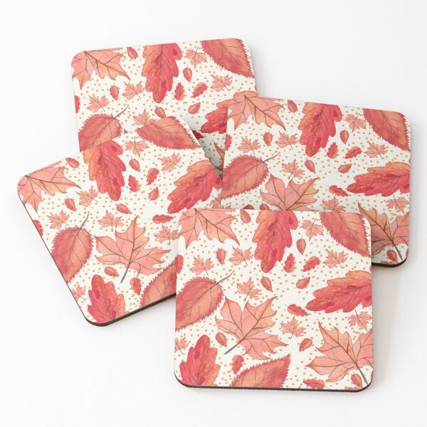Item preview, Watercolour Autumn Leaves designed and sold by sunandsnowglobe.