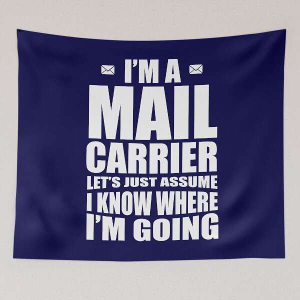 Item preview, Funny Mail Carrier Know Where I'm Going Post Office Postal Worker Mailman designed and sold by TopTeeShop.