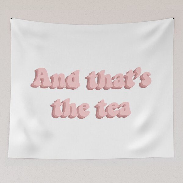 Item preview, And that’s the tea designed and sold by Leshlie Guzmán.