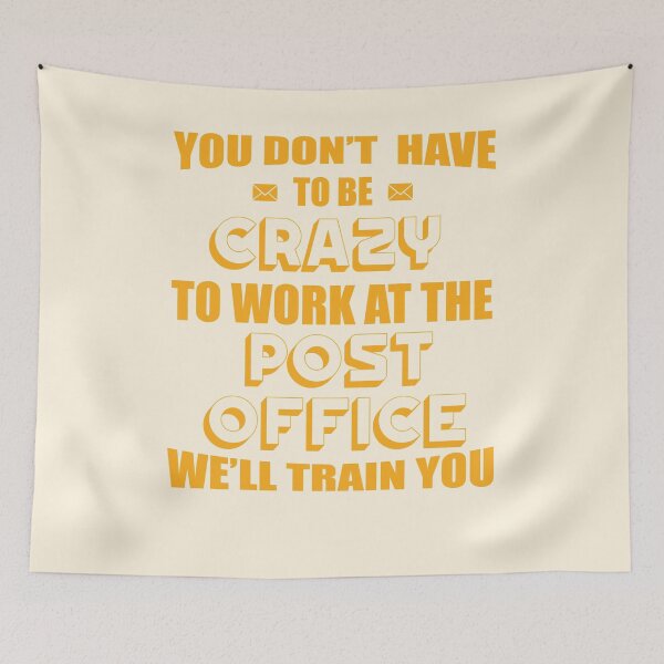 Item preview, Funny Post Office Crazy Postal Worker Mail Carrier Mailman designed and sold by TopTeeShop.