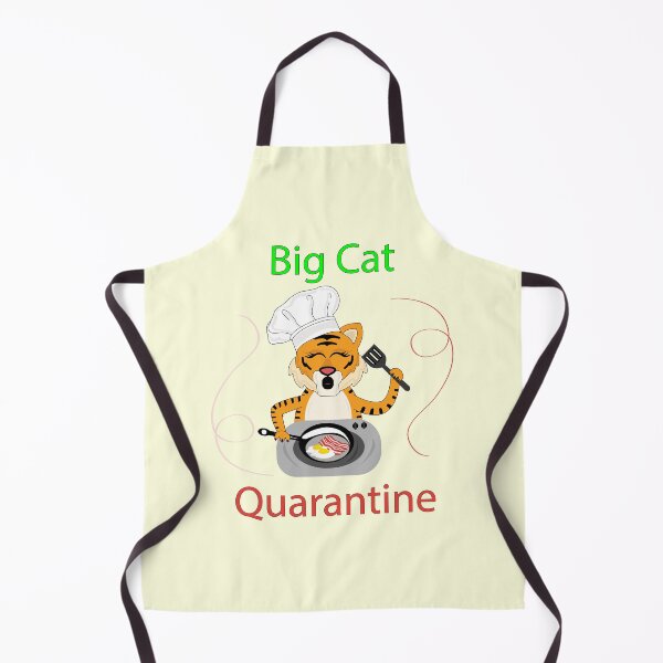 Item preview, Big cat cooking bacon and eggs breakfast in quarantine designed and sold by SGS-.