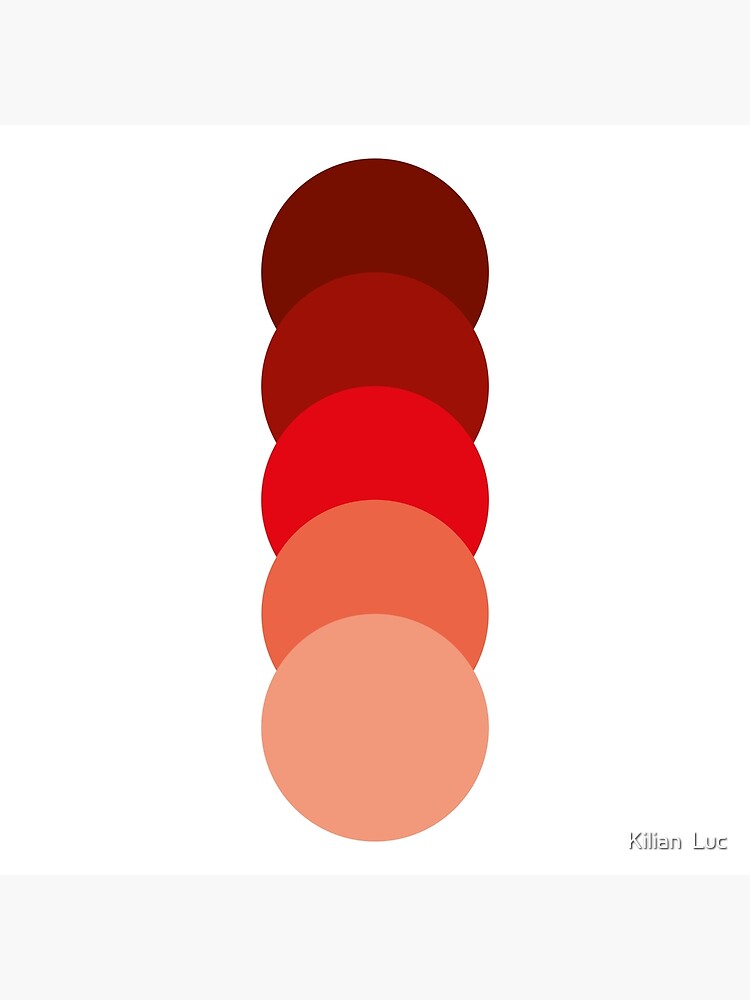 "Shades of red | COLOR PALLET" Poster by KilianLuc | Redbubble