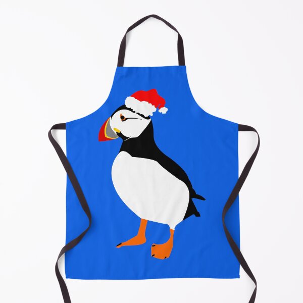 Item preview, Farne Island Christmas Puffin in a Santa hat designed and sold by TyneDesigns.