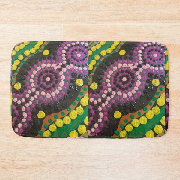 Item preview, Aboriginal art - purple life  designed and sold by Melchime.