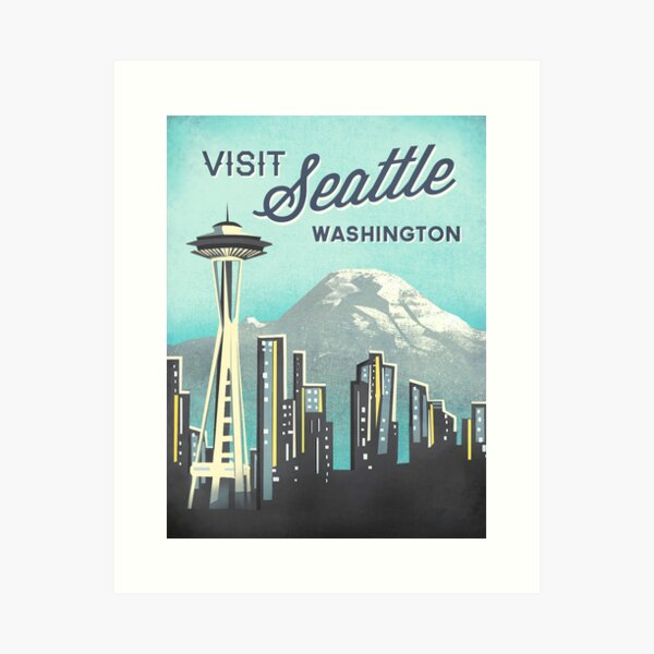 Seattle Space Needle Art Print