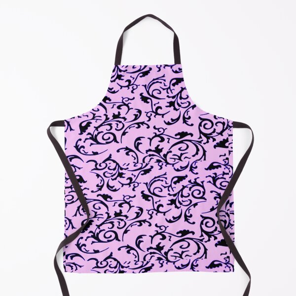 Item preview, ARABIATA 10 bis patterns pink black Morocco Essaouira flowers leaves design arabesques scrolls decor designed and sold by dragonemma.
