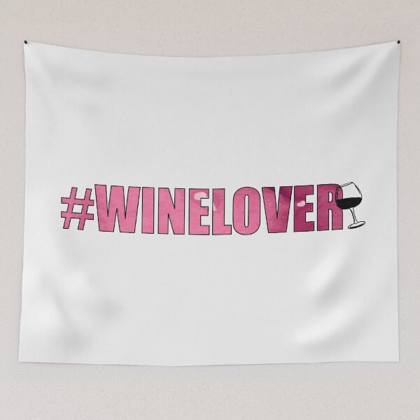 Item preview, #WINELOVER WINE LOVER designed and sold by JAZTshirt.