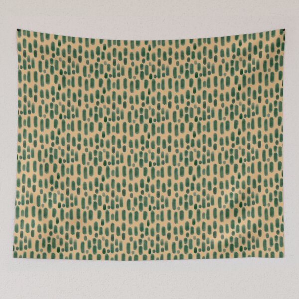 Item preview, Acidic green pattern on an orange background  designed and sold by purumArt.