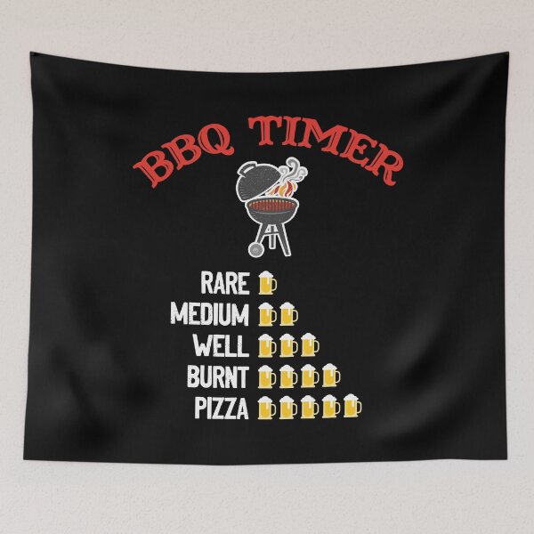 Item preview, BBQ TIMER Dark Background designed and sold by w1ckerman.