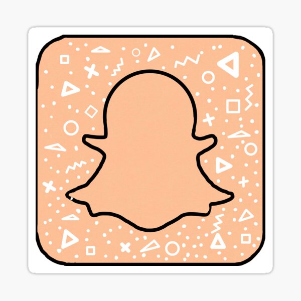Stickers Sur Le Theme Snapchat Logo Redbubble