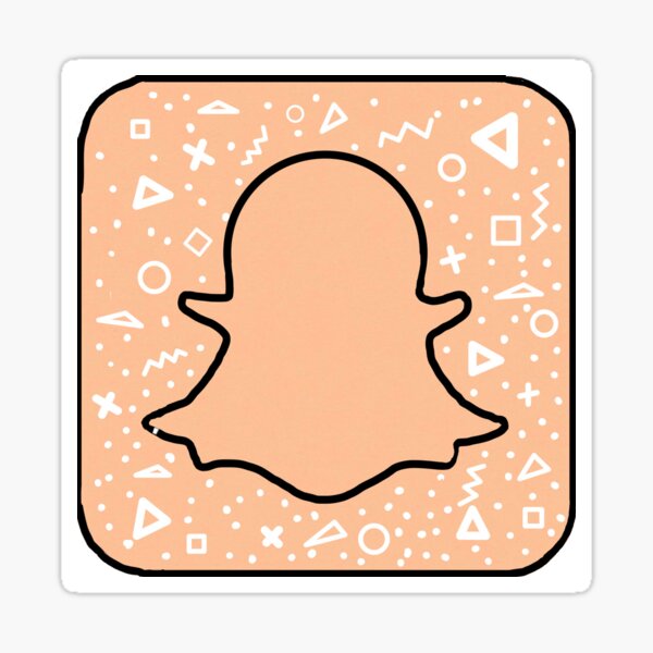 Snapchat Logo Stickers Redbubble