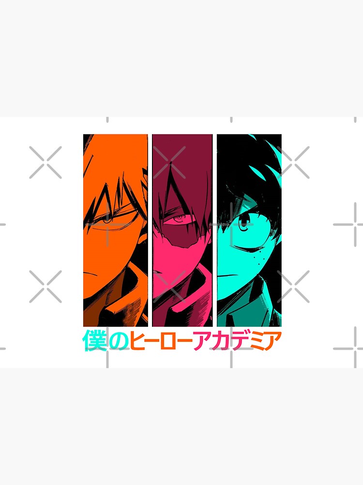 Bakugo, Izuku, Todoroki ,My Hero Academia,Boku No Hero Academia,Bakugou,Japanese,Anime by Simogan