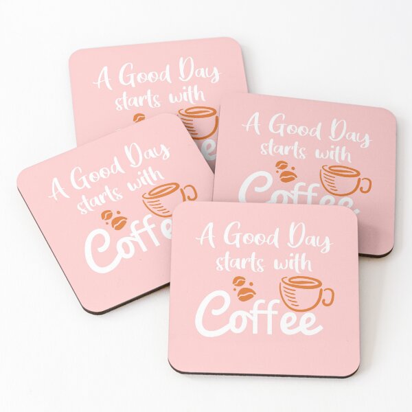 Item preview, A Good Day Starts With Coffee designed and sold by JustGift.