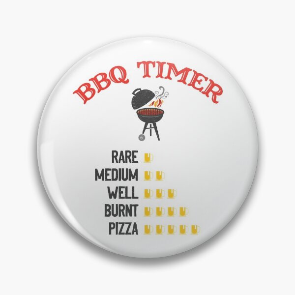 Item preview, BBQ TIMER White Background designed and sold by w1ckerman.