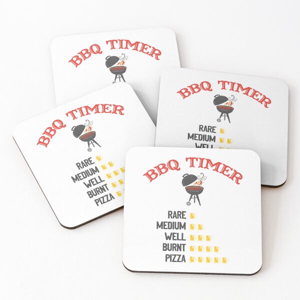 Item preview, BBQ TIMER White Background designed and sold by w1ckerman.