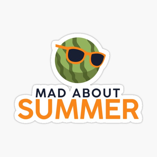 Mad about Summer Sticker