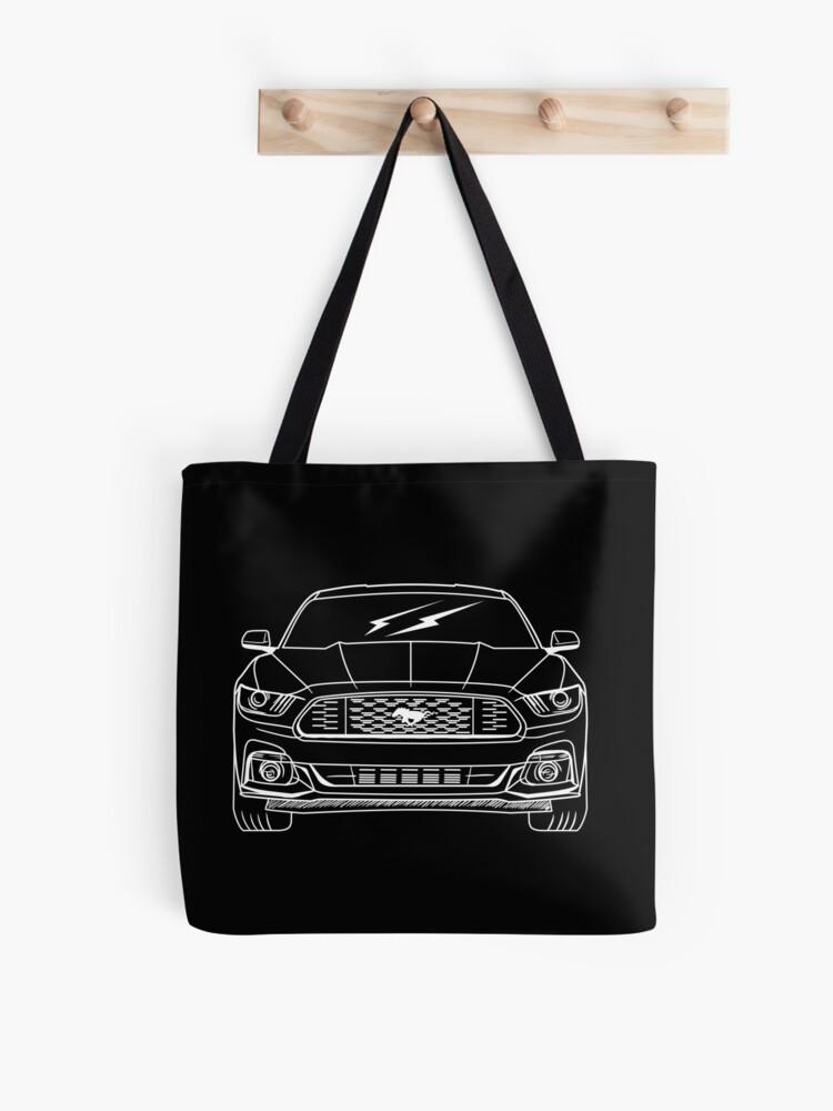 ford mustang tote bag