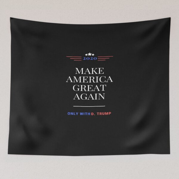 Item preview, Stars and stripes Making America Great Again Only With D. TRUMP USA 2020 Election designed and sold by Michael Schmidt.