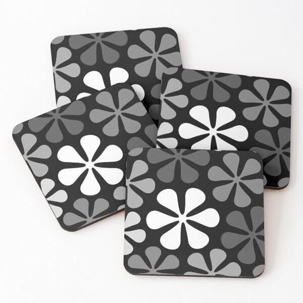 Item preview, Abstract Flowers Monochrome designed and sold by NataliePaskell.