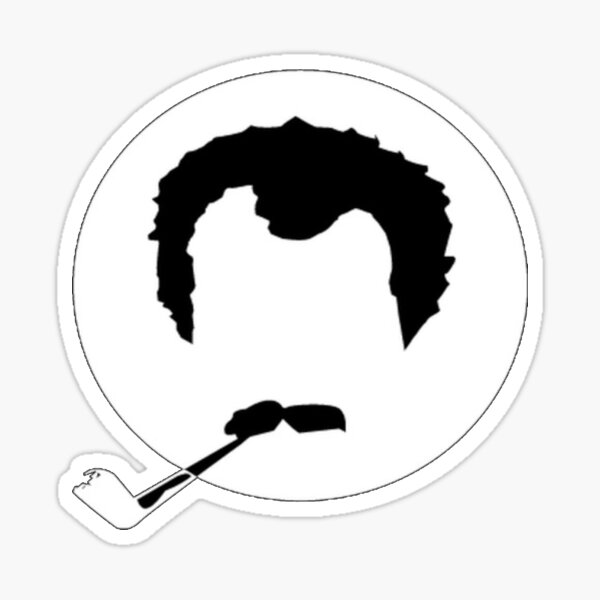 Georges Brassens Sticker