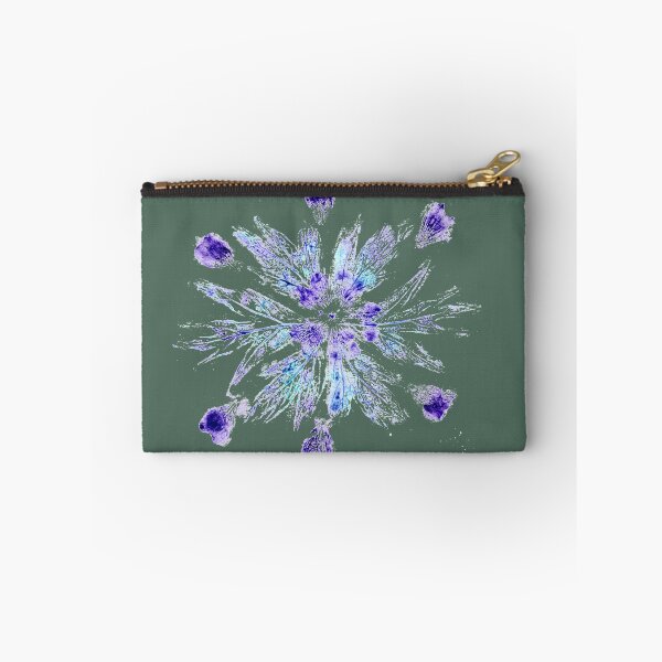 Item preview, 'Snowflake' nature print (green background) designed and sold by Kathryn Green.