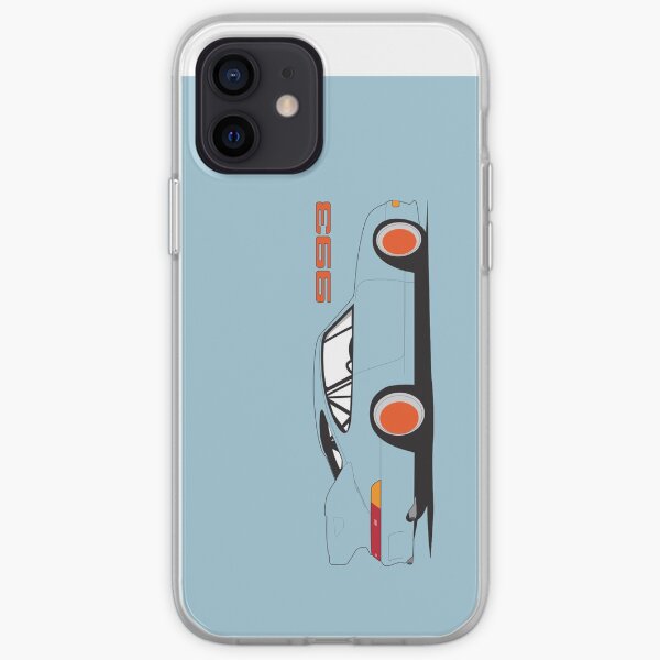 Porsche 993 iPhone Case - Blue iPhone Soft Case