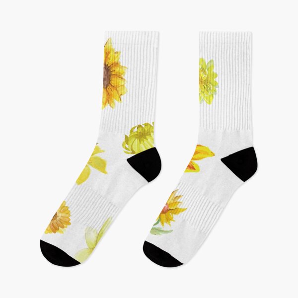 Item preview, Watercolor Yellow Wild Flowers Pack designed and sold by The Little Wood Cottage.