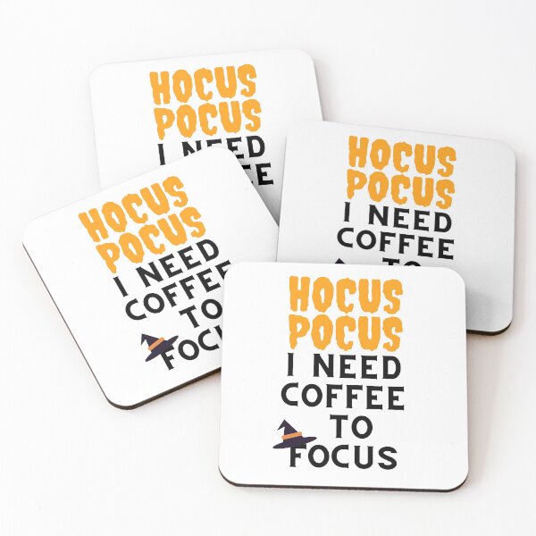 Item preview, Hocus pocus I need coffee to focus designed and sold by ShopSpot.