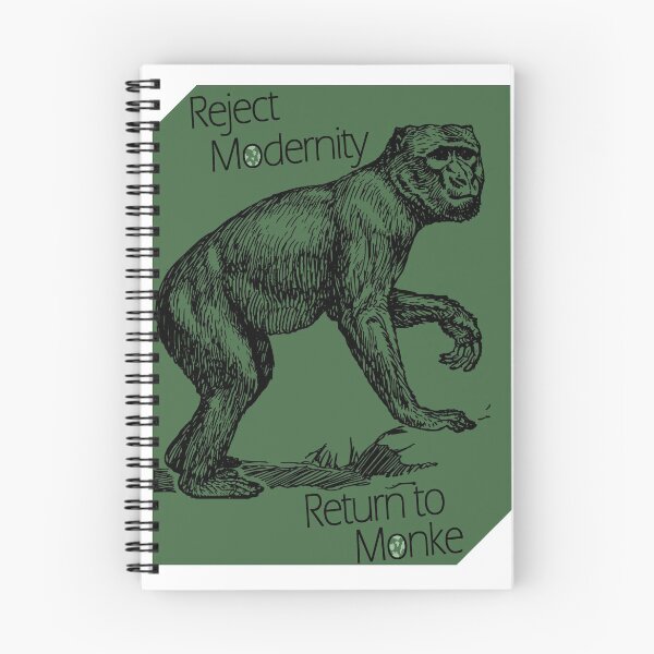 Item preview, Reject Modernity, Return to Monke designed and sold by apollosale.