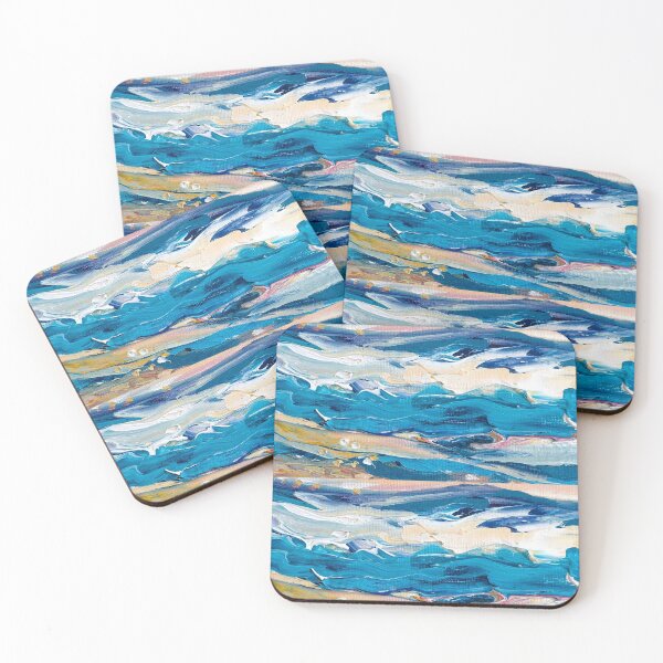 Item preview, Multicoloured Waves  designed and sold by rachelhellier.