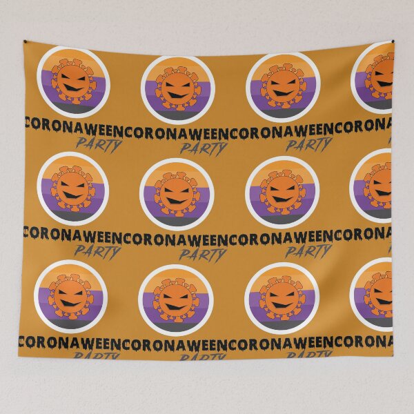 Item preview, Happy Coronaween Quarantine Party  designed and sold by Modern-Fusion.