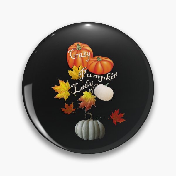 Item preview, Autumn Design Crazy Pumpkin Lady Quote, Graphic Leaves and Pumpkins Funny Fall Apparel & Home Decor designed and sold by tamdevo1.