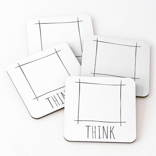 Item preview, Think ( outside the box ) - minimalistic designed and sold by RIVEofficial.