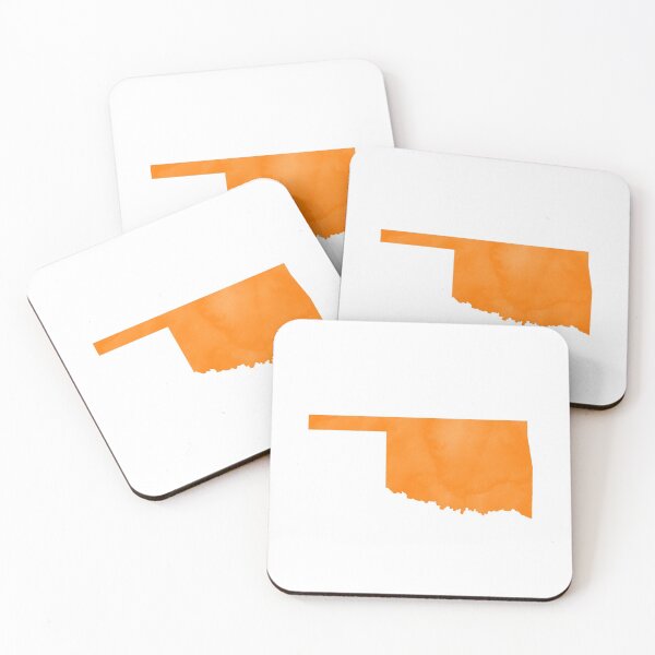 Item preview, Watercolor Oklahoma (Orange) designed and sold by crystalcreative.