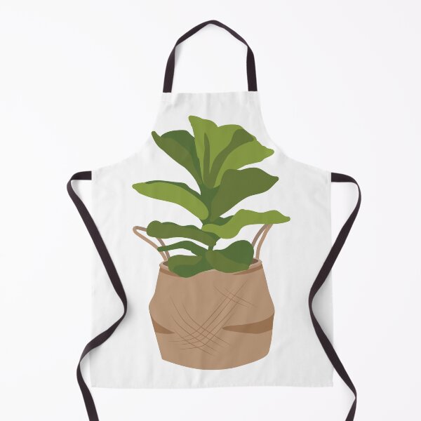 Item preview, Fiddle Leaf Plant in a bohemian natural jute basket Fiddleleaf designed and sold by DearFawnStudio.