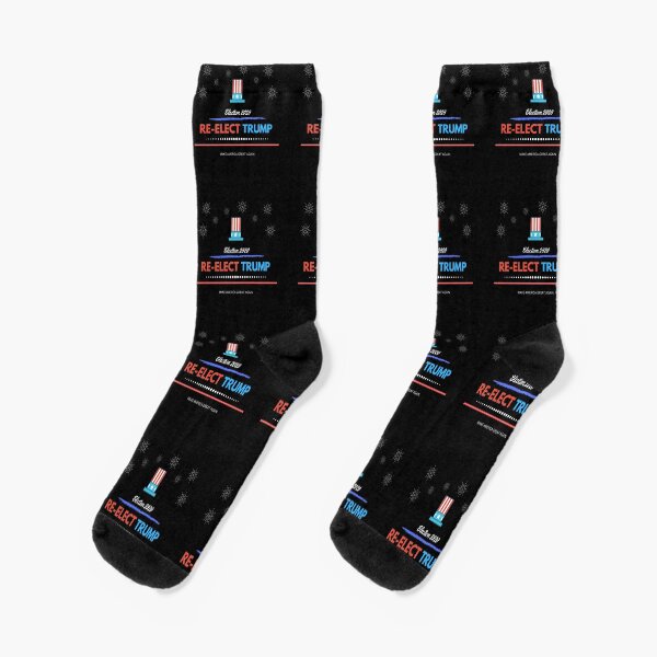 Election 2020 Re elect TRUMP Fireworks American Hat  Socks