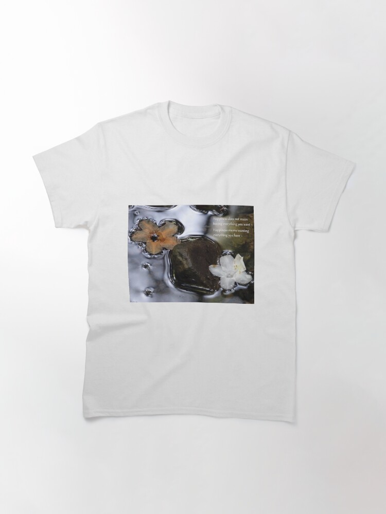 Alternate view of Happiness Flowers Classic T-Shirt