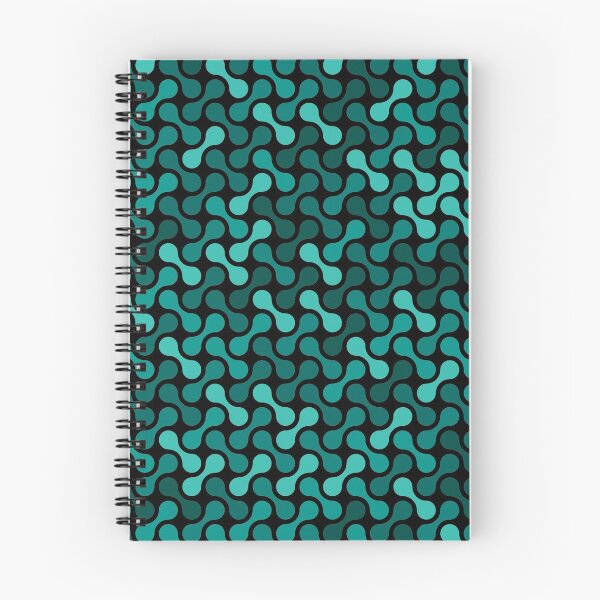 Item preview, Dumbbells & Chains Geometric Pattern – Teal designed and sold by RoguePatterns.