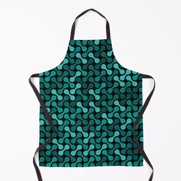 Item preview, Dumbbells & Chains Geometric Pattern – Teal designed and sold by RoguePatterns.